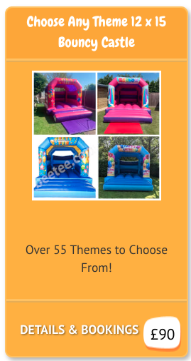 choose a stand size bouncy castle