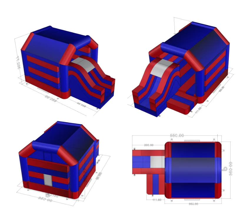 How big is this bouncy castle?